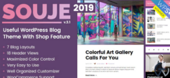 Souje - Personal WordPress Blog Theme 5.0.7