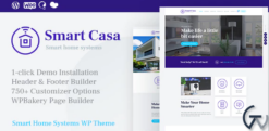 Smart Casa | Home Automation & Technologies WordPress Theme 1.0.11