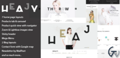 Heajy - Handmade Fashion WordPress Theme 1.3.5