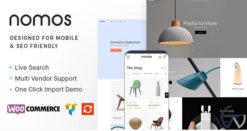 Nomos - Modern AJAX Shop Designed For Mobile And SEO Friendly (RTL Supported)