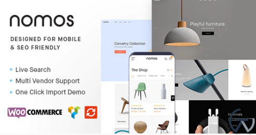 Nomos Modern AJAX Shop Designed For Mobile And SEO Friendly RTL Supported