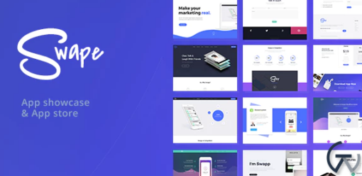 Swape App Showcase App Store WordPress Theme