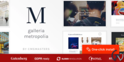 Galleria Metropolia - Art Museum & Exhibition Gallery Theme 1.2.8