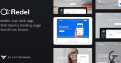 Redel - Responsive App Landing WordPress Theme 1.8.1