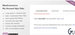 WooCommerce Myaccount Ajax Tabs 2.7.0