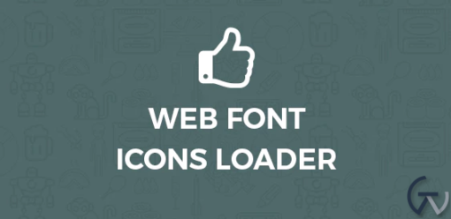 Font icons loader for wordpress