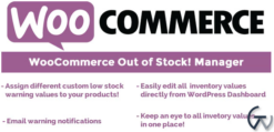 WooCommerce Out of Stock! Manager 4.8