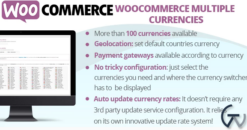 WooCommerce Multiple Currencies 6.5