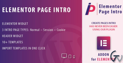 Page Intro for Elementor WordPress Plugin