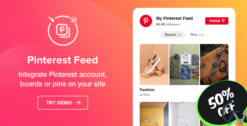 WordPress Pinterest Feed Plugin 1.2.0