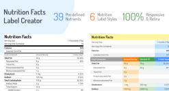 Nutrition Facts Label Creator 1.6.0