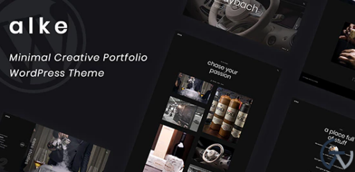 Alke Minimal Creative Portfolio WordPress Theme