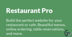 Theme Junkie RestaurantPro WordPress Theme 1.0.0