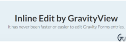 Inline Edit by GravityView 2.1.2