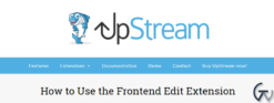 UpStream Frontend Edit Extension 1.18.8