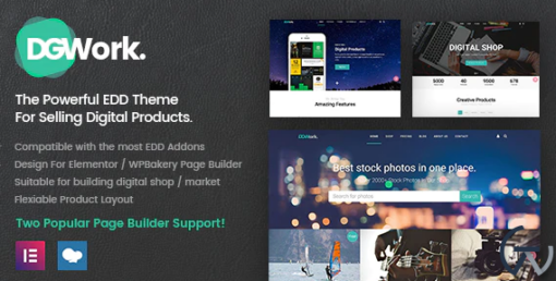 DGWork Business Theme For Easy Digital Downloads