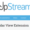 UpStream Calendar View Extension