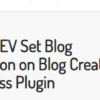 WPMU DEV Set Blog Description on Blog Creation