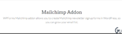 WPForms MailChimp Addon 2.4.0