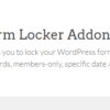 WPForms Form Locker Addon