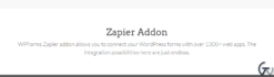 WPForms Zapier Addon 1.6.0