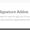 WPForms Signature Addon