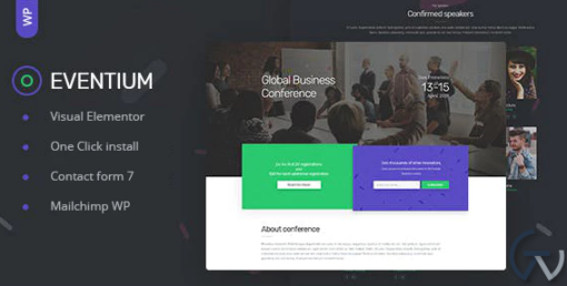 Eventium Responsive Event WordPress Theme