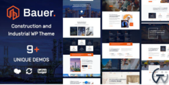 Bauer - Construction & Industrial WordPress Theme 1.28
