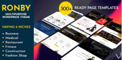 Ronby | 6 Niche Business Multi-Purpose Theme 6.1.8