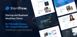 Start Flow - Startup and Creative WordPress Theme 1.25