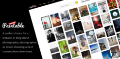 Paintable - Photography / Photos Blog Theme 2.1
