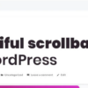 Beautiful Scrollbar for WordPress