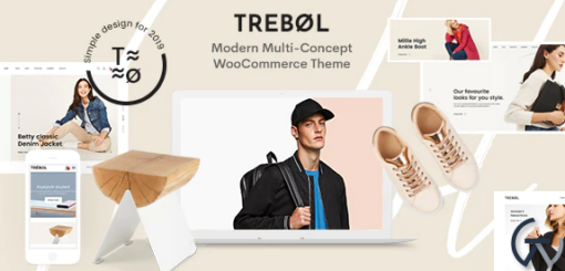 Trebol Minimal Modern Multi Concept WooCommerce Theme