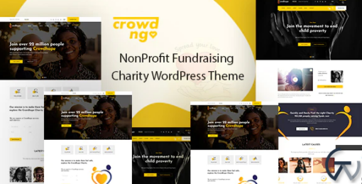 Crowdngo Fundraising Charity WordPress Theme