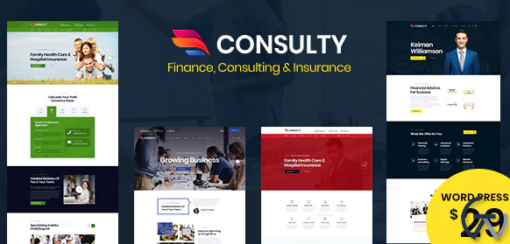 Consulty Business Finance WordPress Theme