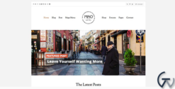 Miao - Clean Blog & Shop WordPress Theme 1.1.3