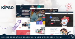 Kipso - Education LMS WordPress Theme 1.1.6