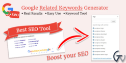 Google Related Keywords Generator - Wordpress SEO