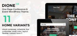 Dione – Conference & Event WordPress Theme 1.2.7