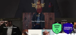 Mr. Murphy - Custom Dress Tailoring Clothing WP 1.2.12