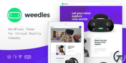 Weedles | Virtual Reality Landing Page & Store WP 1.1.12