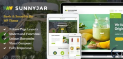 SunnyJar - Smoothie Bar & Healthy Drinks Shop WP 1.3
