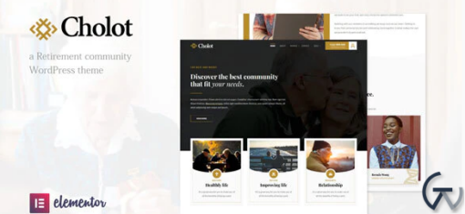 Cholot Retirement Community WordPress Theme