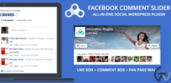 Comment Slider for Facebook - WordPress Social 1.8.1