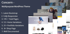 Concern - Multipurpose and Portfolio WordPress 1.0