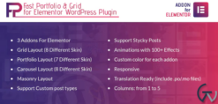 Fast Portfolio & Grid Elementor WordPress Plugin