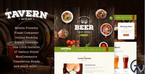 Tavern Pub Brewery WordPress Theme