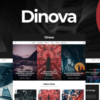 Dinova Alternative Magazine Gutenberg Theme