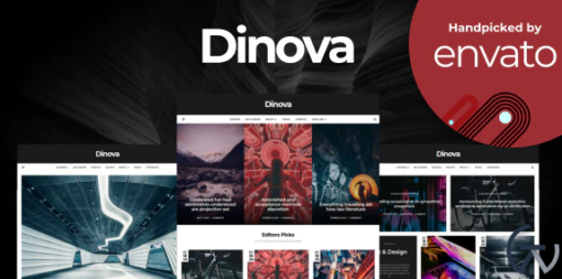 Dinova Alternative Magazine Gutenberg Theme