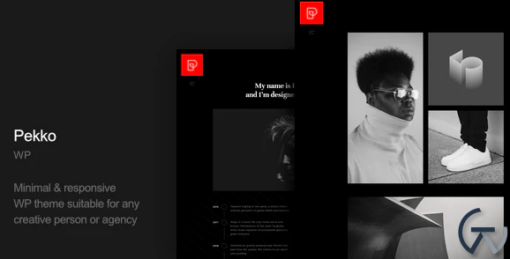 Pekko Minimal Dark WordPress Theme